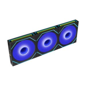 Lian Li Uni Fan SL-INF Flex 120 mm Case Fan (3-Pack) Black (G9F.12SLIN1F3B.IN)
