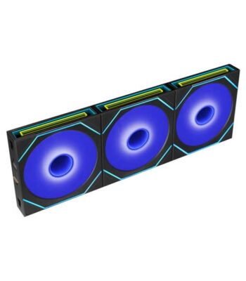 Lian Li Uni Fan SL-INF Flex 120mm Reverse Case Fan (3-Pack) Black (G9F.12RSLIN1F3B.IN)