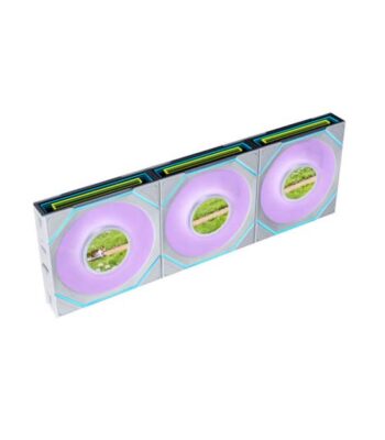 Lian Li Uni Fan SL-INF LCD Flex 120mm Case Fan (3-Pack) White ( G9F.12SLIND1F3W.IN)