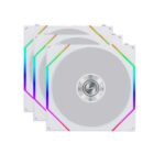Lian Li Uni Fan TL Flex 120mm Case Fan (3-Pack) White (G9F.12TL1F3W.IN)
