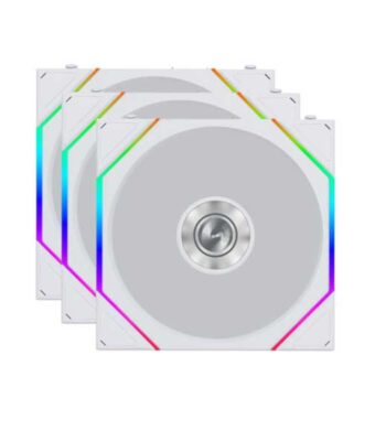 Lian Li Uni Fan TL Flex 120mm Case Fan (3-Pack) White (G9F.12TL1F3W.IN)