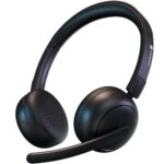 Portronics Muffs A3 On Ear Headphone with Flexible Boom Mic and Dual ENC Technology, Up to 50 Hours Playtime, Deep Bass, Bluetooth 6.0, 40mm
