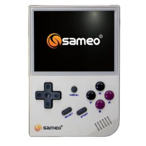 Sameo SG9000 Premium Handheld Retro Game Console, Dual System StockOS + GarlicOS 3.5 Inch IPS Screen Built-in 64G TF Card 6831 Classic Games Support HDMI TV Output (Gray) 6…