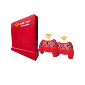 Sameo ULTRAZONE Wireless 8 Bit Game Console for TV with Cordless 2 Joysticks, 362 in-Built Games, 6 Months Warranty (Red)