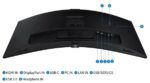 Samsung ViewFinity S6 34 Inch WQHD Curved UltraWide Monitor – LS34C650VAWXXL - Image 4