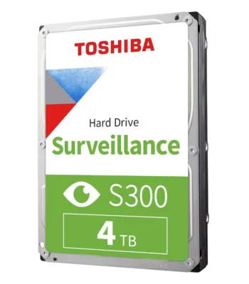 Toshiba S300 4TB – Surveillance Hard Drive | SATA 6Gb/s, 3.5”, RPM@5400, Cache-128 MB | 3Y Warranty | HDWT840UZSVA
