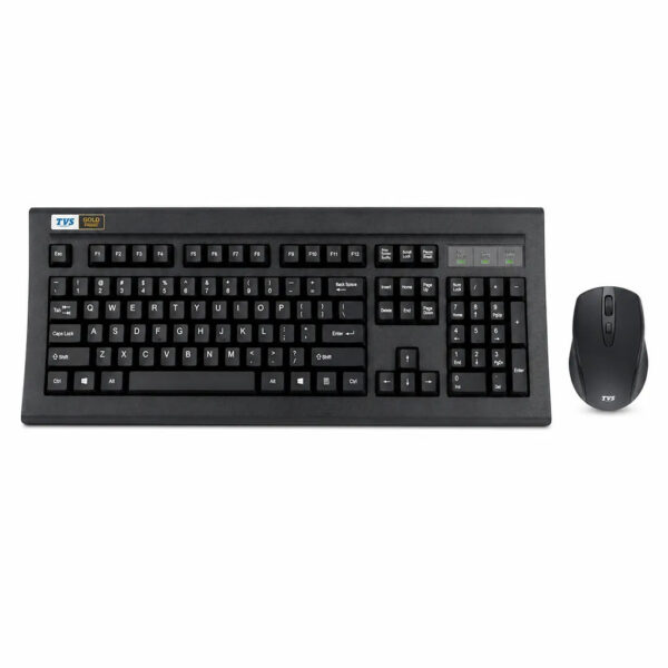 TVS Electronics Platina 2.4GHz USB Wireless Mechanical Keyboard & Mouse Combo