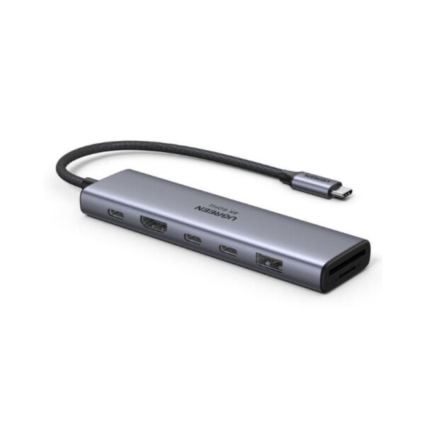 Ugreen 45521 7 in 1 USB-C Hub 4K HDMI Multiport Adapter with 100W PD