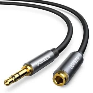 Ugreen AV118 3.5Mm Male To 3.5Mm Female Extension Cable 3M (Black)-10595