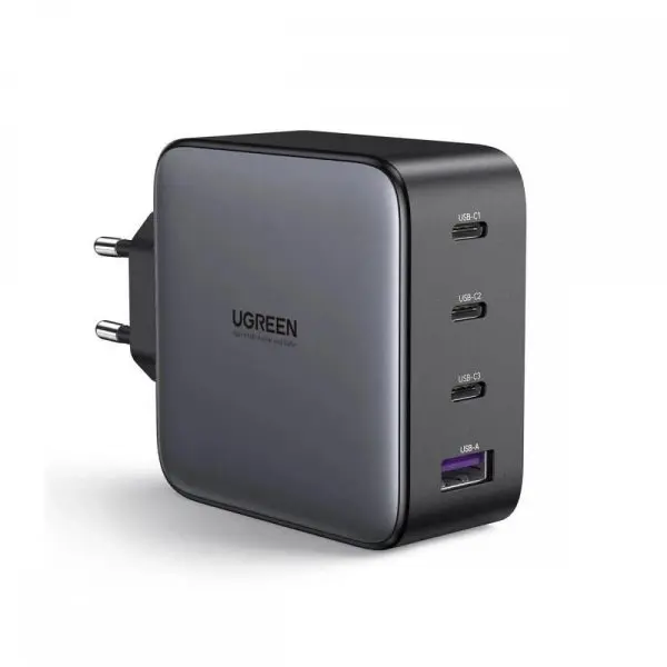 Ugreen CD226 Nexode 100W 4-Port Pd Gan Fast Charger (Space Gray)-15254