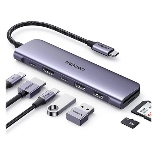 Ugreen CM195 USB-C Multifunction Adapter-15214 Ugreen CM195 USB-C Multifunction Adapter-15214