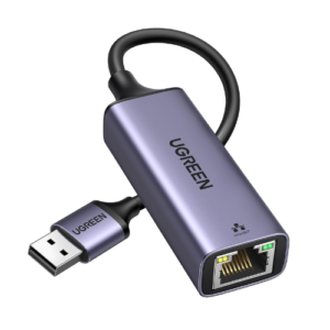 Ugreen CM209 Usb To Rj45 Ethernet Adapter Aluminum Case (Space Gray)-50922