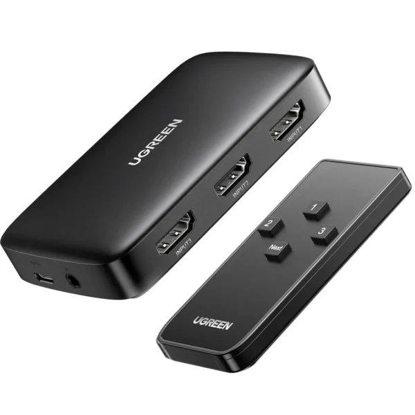 Ugreen CM332 Hdmi Switcher 3 In 1 Out 4K at 30Hz-80125 Ugreen CM332 Hdmi Switcher 3 In 1 Out 4K at 30Hz-80125