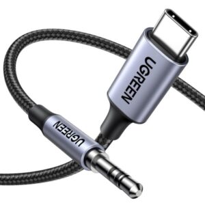 Ugreen CM450 Usb-C Male To 3.5Mm Male Audio Cable With Chip 1M-20192
