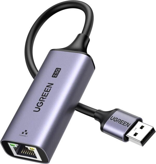 Ugreen CM648 USB-A to RJ45 2.5G Ethernet Adapter-25051 Ugreen CM648 USB-A to RJ45 2.5G Ethernet Adapter-25051