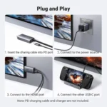 UGREEN CM675 USB-C to HDMI 4K Cable 2m-55330 UGREEN CM675 USB-C to HDMI 4K Cable 2m-55330