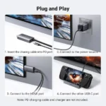UGREEN CM675 USB-C to HDMI 4K Cable 2m-55330 UGREEN CM675 USB-C to HDMI 4K Cable 2m-55330