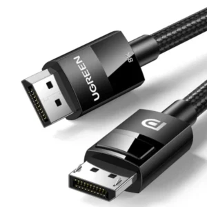 Ugreen DP114 Dp 1.4 Male To Male Plastic Case Braided Cable 3M-80393
