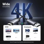 UGREEN DP119 DP to HDMI 4K Cable 1m 15773 UGREEN DP119 DP to HDMI 4K Cable 1m 15773