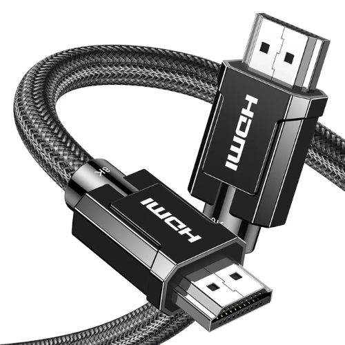 Ugreen HD135 HDMI 8K Cable Male to Male Zinc Alloy Shell Braided Gray 3m-80602 Ugreen HD135 HDMI 8K Cable Male to Male Zinc Alloy Shell Braided Gray 3m-80602
