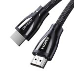 Ugreen HD140 Hdmi 8K Cable Male To Male Aluminum Alloy Shell Braided Black 2M-80403