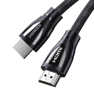 Ugreen HD140 Hdmi 8K Cable Male To Male Aluminum Alloy Shell Braided Black 2M-80403