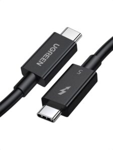 UGREEN L703 ThunderboltTM 5 Cable 5A Max Black 1m-45996