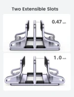 Ugreen LP258 Vertical Laptop Stand Dual-slot-60643 Ugreen LP258 Vertical Laptop Stand Dual-slot-60643