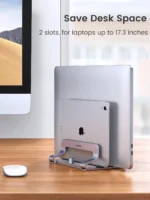 Ugreen LP258 Vertical Laptop Stand Dual-slot-60643 Ugreen LP258 Vertical Laptop Stand Dual-slot-60643