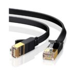 Ugreen NW106 Cat 7 U/Ftp Lan Cable Flat Design 3M (Black)-11262