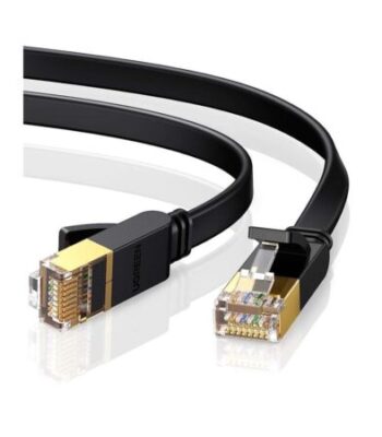 Ugreen NW106 Cat 7 U/Ftp Lan Cable Flat Design 5M (Black)-11263