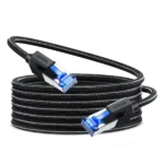 Ugreen NW153 Cat8 Pure Copper Ethernet Cable Braided 10m (Black)-30795