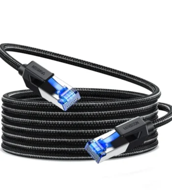 Ugreen NW153 Cat8 Pure Copper Ethernet Cable Braided 10m (Black)-30795