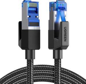 Ugreen NW153 Cat8 Shielded Round Braided Cable Modular Plugs 2M-80431
