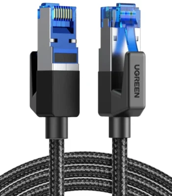Ugreen NW153 Cat8 Shielded Round Braided Cable Modular Plugs 5M-80433