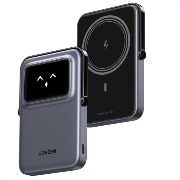 Ugreen PB571 5000mAh MIni Magnetic Robot Wireless 20W Power Bank-35605B