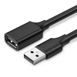 Ugreen US103 USB 2.0 A Male to A Female Cable 1m (Black)-10314