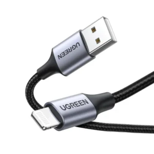 Ugreen US199 USB-A to Lightning Cable 2.4A Max Black 2m-60158
