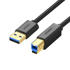 UGREEN US210 USB 3.0 AM to BM Print Cable 1m (Black)-30753