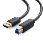 UGREEN US210 USB 3.0 AM to BM Print Cable 2m (Black)-10372