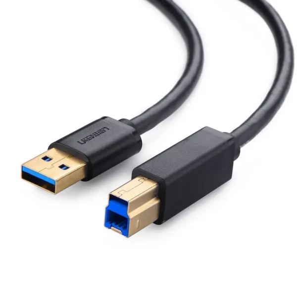 UGREEN US210 USB 3.0 AM to BM Print Cable 2m (Black)-10372 UGREEN US210 USB 3.0 AM to BM Print Cable 2m (Black)-10372