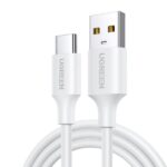 Ugreen US287 USB-A 2.0 to USB-C Cable Nickel Plating 2m (White)-60123