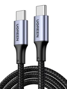 Ugreen US316 Usb-C Cable Aluminum Case With Braided 1M (Black)-70427