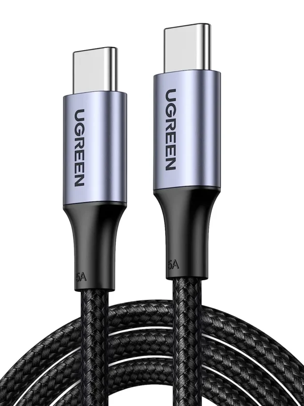 Ugreen US316 Usb-C Cable Aluminum Case With Braided 2M (Black)-70429 Ugreen US316 Usb-C Cable Aluminum Case With Braided 2M (Black)-70429