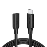 Ugreen US353 USB-C/M to USB-C/F Gen2 5A Extension Cable 1m (Black)-10387