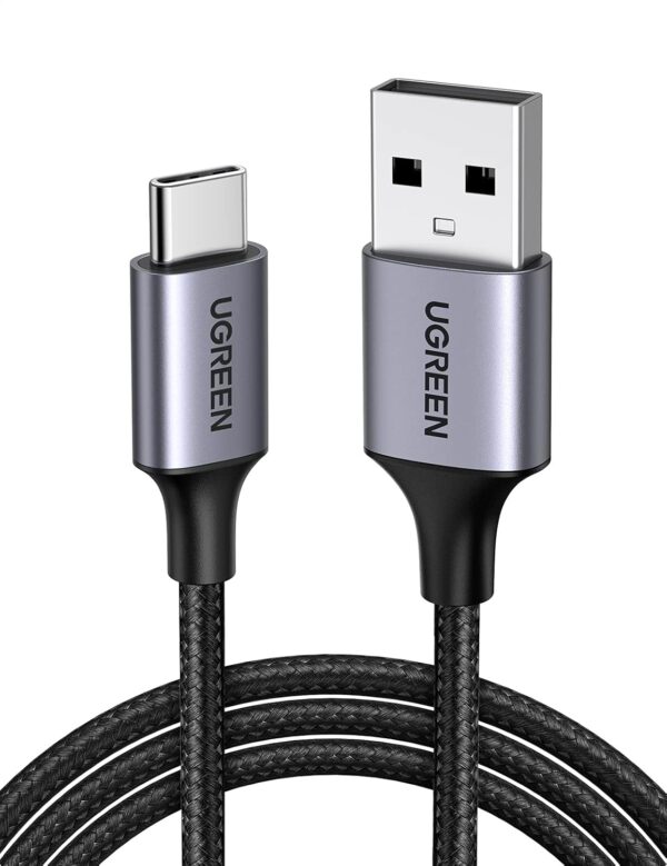UGREEN US535 USB-C to USB-C PD Fast Charging Cable 5A Max Space Gray 1m-15311 UGREEN US535 USB-C to USB-C PD Fast Charging Cable 5A Max Space Gray 1m-15311