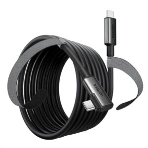 UGREEN US551 Right Angle USB-C to USB-C Link Cable 5m (Black)-90629
