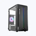 ZEBRONICS ZIUM MATX Mid Tower Cabinet (Black)