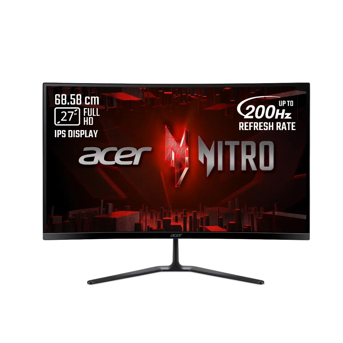 Acer Nitro ED270 X0 27 Inch FHD 200Hz VA Panel Curved Gaming Monitor Acer Nitro ED270 X0 27 Inch FHD 200Hz VA Panel Curved Gaming Monitor