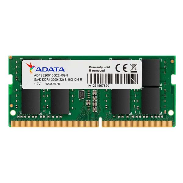 ADATA Premier 32GB 3200MHz SO-DIMM DDR4 Laptop Memory ADATA Premier 32GB 3200MHz SO-DIMM DDR4 Laptop Memory
